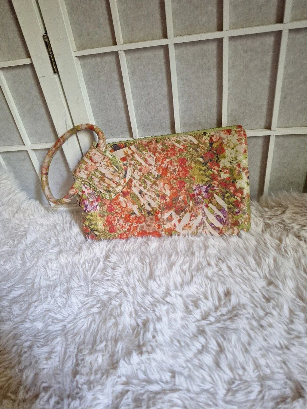 Hono International Sable  Wristlet  Clutch Tropic Print